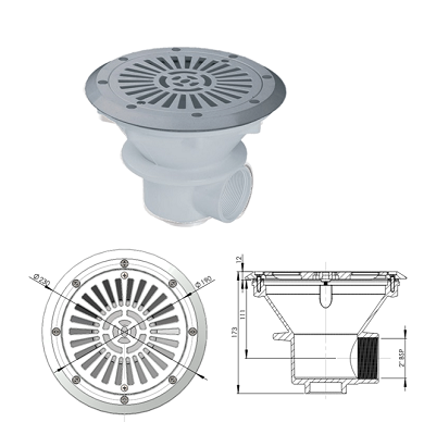 Bonde de fond Ø210mm 2