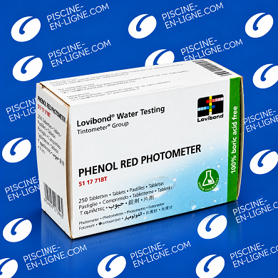 Pastilles réactifs PHENOL (boite de 250)