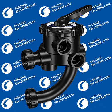 Vanne SIDE multivoies  ASTRAL 2'' noire avec jonctions (07444)