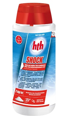 HTH Shock poudre, hypochlorite de calcium sans stabilisant,  2 kg