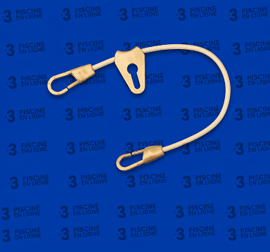Sandowclick 60cm BEIGE sécurité avec passant plastique