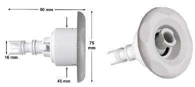 Buse Waterway Mini Storm à clipser - Directional