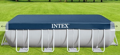 Bache pour tubulaire rectangulaire 4m X 2m X 1m INTEX