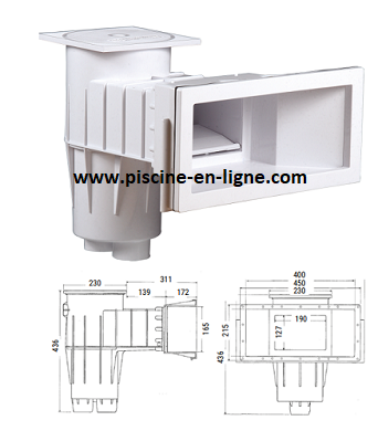 Skimmer BETON  HAYWARD Premium GM