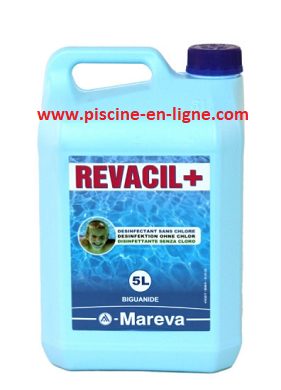 Revacil +, désinfectant sans chlore à base de PHMB,  5 litres