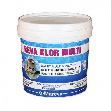 Reva Klor Multifonctions, galet 250g,  5 kg