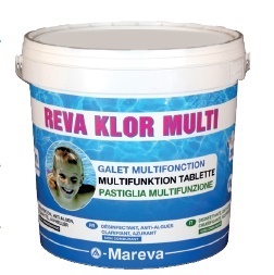 Reva Klor Multifonctions, galet 250g, 10kg