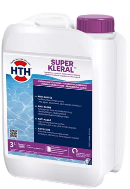 HTH Super Kléral, anti-algues triple action,  3 litres