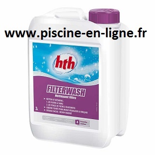 HTH Filterwash  nettoyant filtre à sable et diatomée 3 litres