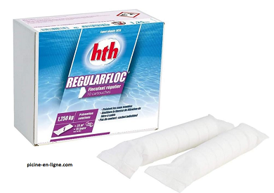 HTH Régularfloc, chaussettes de floculant X10 (1 par 25m3),  1.25 kg