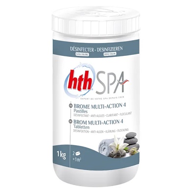 HTH SPA Brome multi-action 4, pastilles 20g,  1kg