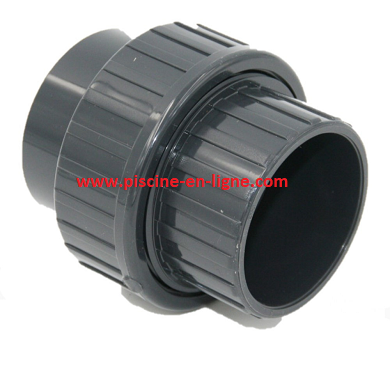 Raccord union 3 pieces mixte F à coller x F à visser D50 x 1