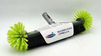 Brosse de paroi double sphéres XPRO 42 cm
