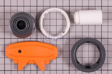 Rotule avec clé, écrou et siège de refoulement Multiflow ANTHRACITE