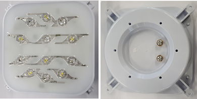 Lampe LED Powerled DESIGN 12 leds blanches (WELTICO)