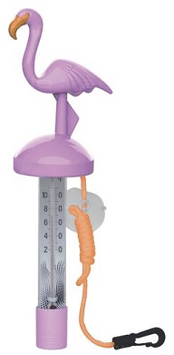Thermomètre flamant rose 