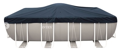 Bâche hiver pour piscine rectangulaire 7,32 x 3,66m  50/100    INTEX