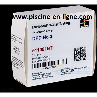Pastilles réactifs DPD3 (boite de 250)