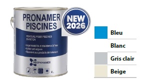 Peinture BLANCHE RAL 9016 PRONAMER  4L