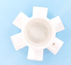 Collecteur bas Ø63 mm 6 trous complet/filtre Python & RTM