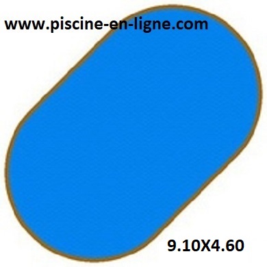 Bâche à bulle 230 microns OVALE 9.10 X 4.60m