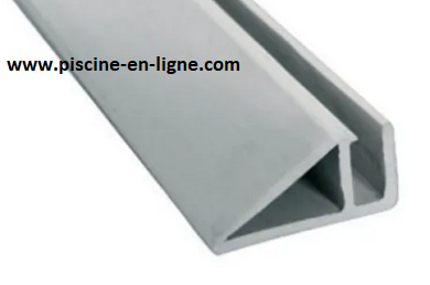 Profilé d'accrochage PVC VERTICAL (barre 2 m) rénovation au ml