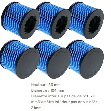 Filtres spa gonflable Ospazia - BlueWater     à l'unité