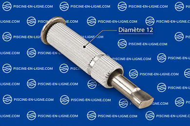 Piton douille inox Ø12mm 