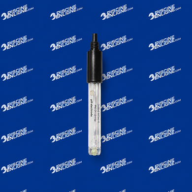 Electrode ph en verre/jonction céramique/embout plat 6bars/BNC