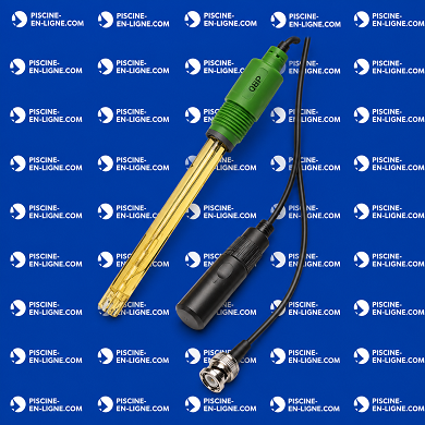 Electrode PH amplifiée câble 1m