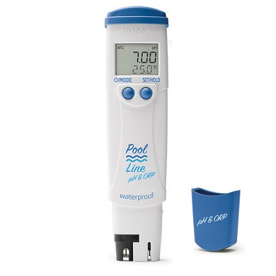 Testeur de pH/redox/°C étanche  POOL LINE