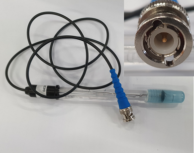 Sonde PH avec cable de 1m + fiche BNC bleue