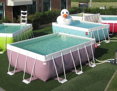Piscine LAGH POP120 24 VERT Filtre à sable 10m3/h 3.84 X 5.04 EXT
