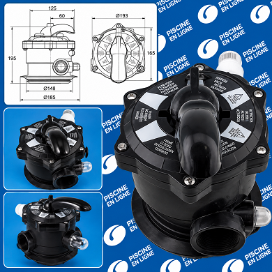Vanne TOP multivoies  1''1/2  filtre XEO 