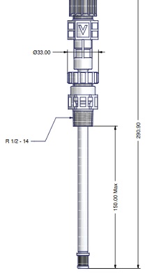 Canne d'injection anti-colmatage (EMEC)
