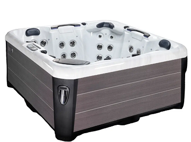 SPA MOANA acrylique 5 places ODYSSEY tablier GRIS 200x200x90cm