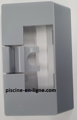 Façade Pushlock D  GRIS CLAIR (sans embase)