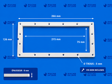 Bride de skimmer E01214 (IML)   Voir kit 4402011712 ou 4402013608