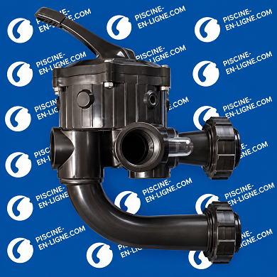 Vanne SIDE 6 voies 1 1/2'' avec jonctions entraxe 127 mm FSAB S0166S.