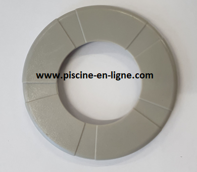 Enjoliveur de prise balai VITALIA GRIS 